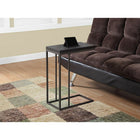 Monarch Specialties 3088 Accent Table - Espresso/Bronze Metal-Ample surface area for your snacks, drinks or meals