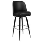 Flash Furniture Metal Barstool with Swivel Bucket Seat-500 lb. Weight Capacity