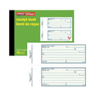 Staples Bilingual Receipt Book - 70 Duplicates - 5-3/8" x 7-5/8"-5-3/8" x 7-5/8"