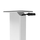 Kanto SX26W 22" Tall Fillable Speaker Stands with Isolation Feet - White-Dedicated cable management channel to conceal cables and hide speaker wire
