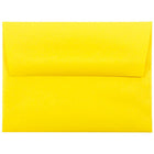 JAM Paper A2 Invitation Envelopes, 4.38 x 5.75, Brite Hue Yellow Recycled, 1000 Pack (15839B)-Yellow