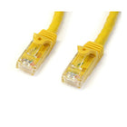 StarTech  Câble de raccordement Cat6 avec connecteurs anti-coupure RJ45, 50 pi, jaune-Les connecteurs en or de 50 microns garantissent une conductivité optimale tout en éliminant les pertes de signaux en raison de l’oxydation ou la corrosion