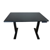 Uncaged Ergonomics (RUBBKMDF60) Rise Up Electric Height Adjustable Sit/Stand Desk - Black-A beautiful, luxurious adjustable-height office desk and Perfect Sit/Stand or Standing Desk