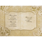 Rosedale Gold 5-1/2" x 8" Greeting Cards/Envelopes - 36733-Printed on premium uncoated card stock