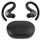 JLab Audio JBuds Air Sport TRUE Wireless - Black-Sweat + splashproof with an IP66 rating with secure earhook