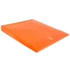 JAM Paper Plastic Envelopes with VELCRO Brand Closure - 1" Expansion - Letter - 9 3/4" x 11 3/4" - Orange - 12 Pack (118V1OR)-Made from smooth translucent plastic. Scratch, water, and tear resistant