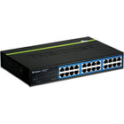 TRENDnet 24-Port Gigabit Greennet Switch (TEG-S24DG)-GREENnet technology reduces power consumption by up to 70%*