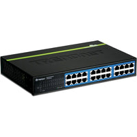 TRENDnet 24-Port Gigabit Greennet Switch (TEG-S24DG)-GREENnet technology reduces power consumption by up to 70%*
