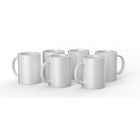 Cricut 15 oz. Ceramic Mug - Blank White - 6 Pack-6 Infusible Ink compatible mug blanks 15 oz / 425 ml in White - Sublimation compatible