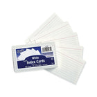 Pacon Index Cards, 3"X5", Ruled, White, 1500 Pack (PAC5135)-3"x5"