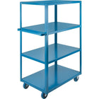 Kleton Heavy-Duty Shelf Cart, Overall Width: 24", Cart Material: Steel, Construction: All-Welded-No. of Shelves: 4