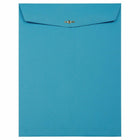 JAM Paper 10" x 13" Open End Catalog Coloured Envelopes with Clasp Closure - Blue Recycled - 50 Pack -Size: 10 x 13 inches
