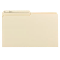 Smead WaterShed /CutLess Folders - Manila - Legal Size - 100 Pack-Legal Size