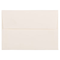 JAM Paper 4bar A1 Envelopes, 3.63 x 5 1/8, Strathmore Natural White Wove, 100 Pack (194891g)-Natural white