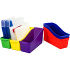 Storex Large Book Bin - Assorted Colours - 30 Pack-Fits scrapbook paper, letter size files and folders and large magazines