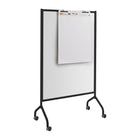 Safco Impromptu Full Whiteboard Screen - 42" x 72"-Full magnetic double-sided whiteboard panel
