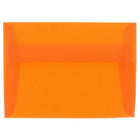 JAM Paper Enveloppes translucides A1, orange, 50/paquet-Enveloppes en papier translucide orange