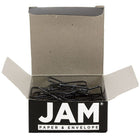 JAM Paper Butterfly Paper Clips, Black Paperclips, 4 packs of 15 (332BYblg)-Quantity: 15 Clips per Box