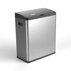 Step N' Sort Motion Sensor 2-Compartment Trash and Recycling Bin with Removable Inner Bins - 60L-60L Capacity; each inner bin holds 30L