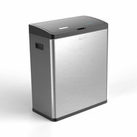 Step N' Sort Motion Sensor 2-Compartment Trash and Recycling Bin with Removable Inner Bins - 60L-60L Capacity; each inner bin holds 30L