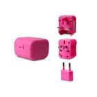 LOGiiX LGX-11767 Jet Setter Adapter Kit, World Traveler, Pink-This tiny three-in-one unit provides plug adapter use in more than 180 countries and is compactly stored in the included travel case.