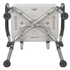 Flash Furniture HERCULES Series Adjustable Bath & Shower Chair - Quick Release - White (DCHY3523LWH)-FDA Approved Stool