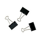 Staples Binder Clips - Medium - 1-1/4" - Black - 15 Pack-Tempered steel clips built for long-term durability