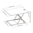Uplite Standing Desk Converter Ergonomic Sit Stand Height Adjustable Workstation Single Top Riser For Laptop and Monitor-Just take out of box and start working, place your computer, mouse and anything what you need to put on it.