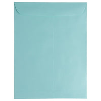 JAM Paper 9 x 12 Open End Catalog Envelopes, Aqua Blue, 100 Pack (31287530g)-Aqua
