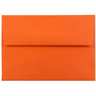 JAM Paper 4bar A1 Envelopes, 3.63 x 5 1/8, Brite Hue Orange Recycled, 250 Pack (15808H)-Orange brite hue recycled envelope