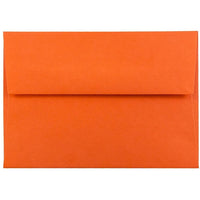 JAM Paper Enveloppes BriteHue A1 en papier recyclé orange, 250/paquet-Enveloppes BriteHue en papier recyclé orange