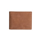 Champs - Portefeuille en cuir Hunter avec blocage RFID dans une boîte cadeau - Brun-Boîte cadeau incluse