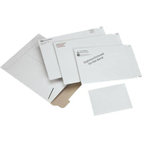 Tab Locking Stayflats - 13" x 18" - White - 100 Pack-Dimensions: 13" W x 18" L