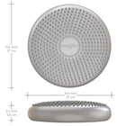 Bouncyband Little Wiggle Seat Sensory Cushion, Silver-Effective on chairs, benches or directly on floors