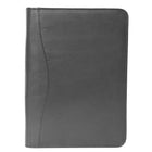Ashlin AUGUSTIN Executive Zippered organizer Portfolio Black-Interior has two media pockets, 1 for your smart phone or iPhone and the other one for your other media accessories or eyeglasses.