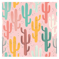 Millbrook Studios Birthday Flat Wrap - Cactus - 12 Pack-Each sheet is 19" x 27"