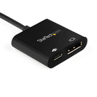 StarTech - Adaptateur USB-C vers DisplayPort avec Power Delivery-L’adaptateur DP 1,4 offre une qualité vidéo de pointe avec la prise en charge des résolutions vidéo UHD jusqu’à 8K 30Hz