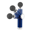 Pistolet à percussion pliable Lomi avec 4 têtes interchangeables - Bleu-4 niveaux d'intensité