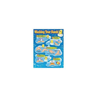 TREND enterprises, Inc. Washing Your Hands Learning Chart, 17" x 22"-Size: 17" x 22"