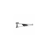 Wamaco 8" Gridwall Shelf Bracket, Chrome, 10 Pack-Ideal for glass, wood and melamine shelves for product display