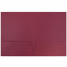 JAM Paper 2 Pocket Linen Folders, Burgundy, 25 Pack-Capacity: 200 sheets