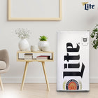 Miller Lite Compact Fridge w/ Bottle Opener - 3.2 cu ft (90 L) - White-3.2 cubic Foot (90 L) capacity