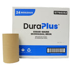 DuraPlus Hardwound Paper Towel - Kraft - 205' - 24 Pack-Ideal for high-traffic areas