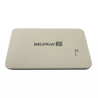 Digiwave 9000mAh Portable Smart Power Bank, 0.4" x 5" x 3", White-Durable, express charging, portable, fashionable, recharge anytime anywhere, no disconnection issue