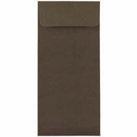 JAM Paper #10 Policy Business Envelopes - 4.125" x 9.5" - Chocolate Brown Recycled - 25 Pack-Colour: Chocolate Brown 