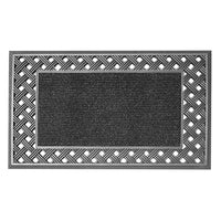 Floor Choice Engraved Doormat Silver 18'x30" (87729)-Made with durable recycled vinyl.