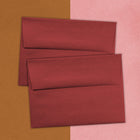 JAM Paper A7 Invitation Envelopes, 5.25 x 7.25, Dark Red, 100 Pack (31511307g)-Opening: Booklet