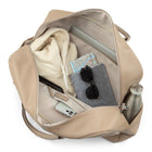 Bugatti Woman - Opera - Duffle Bag - Pebble Polyurethane- Taupe-Large main compartment with top zip closure