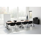 Safco Impromptu Full Whiteboard Screen - 42" x 72"-Mobile whiteboard on four wheels (two locking)