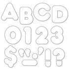 Trend Enterprises Casual Uppercase Ready Letter 4", White, 426 Pack-Size: 4"(L)